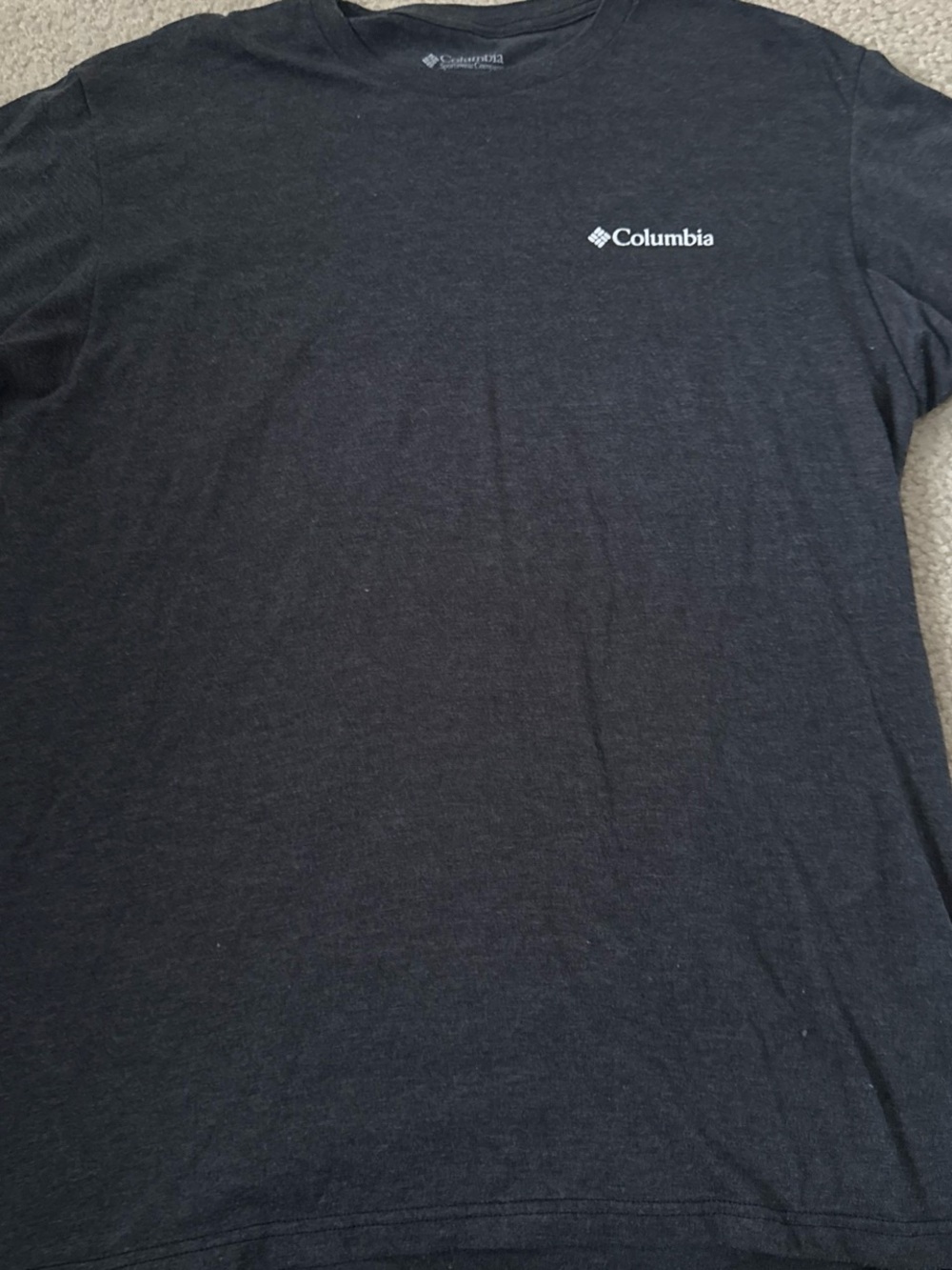 Columbia Black Short Sleeve Logo Tee